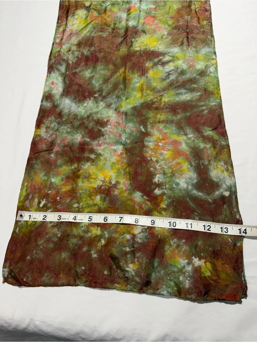 Watercolor Print Scarf - Multi-Color